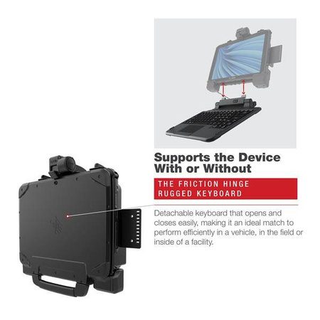 Док-станция с питанием от RAM® для планшета Zebra ET8x 2-в-1