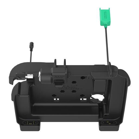 Док-станция RAM® Power + Dual USB с блокировкой для Zebra ET6x — контакты с подогревом