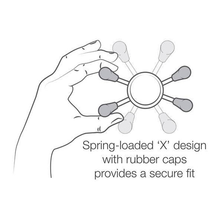 Крепление для телефона RAM® X-Grip® с низкопрофильной присоской — короткое