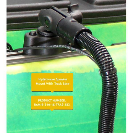 Быстросъемное крепление RAM® Track Ball™ для динамика HydroWave™ со стержнем 18 дюймов