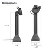 GDS® Uni-Conn™ Powered 14" Locking Pedestal Dock с PoE