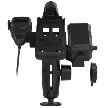 Двойное шаровое крепление RAM® для Sonim XP10 с динамиком и комплектом проводов