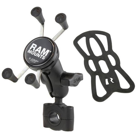 Крепление для телефона RAM® X-Grip® со средней рейкой RAM® Torque™ — короткое