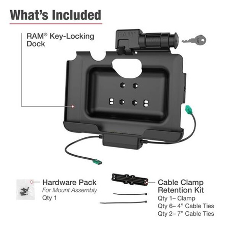 RAM® Key-Locking Power + Data Dock для Tab Active4 Pro и Tab Active Pro