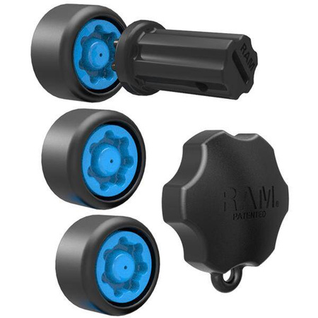 Комплект безопасности RAM® Pin-Lock™ для одинарных поворотных рычагов и кронштейнов подвеса