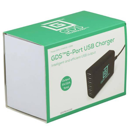 Интеллектуальное 6-портовое USB-зарядное устройство GDS®
