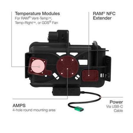 RAM® Locking Modular USB-C Powered Dock для Samsung Tab Active5 и 3