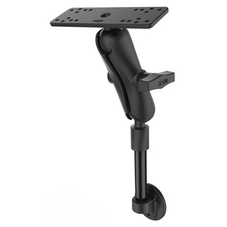 Крепление на трубу RAM® длиной 6 дюймов, 0° NPT, с двойным шаровым креплением