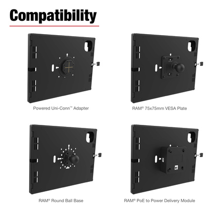 RAM® Safe-Case™ для iPad Pro 13 (M4), Air 13 (M2 и M3) и Pro 12.9