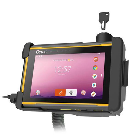 Запираемый держатель RAM® Form-Fit для Getac ZX70 — совместимость с временным модулем