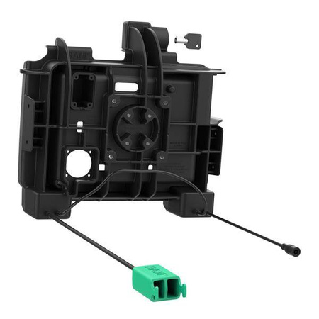 Док-станция RAM® Power + Dual USB с блокировкой для Zebra ET6x — контакты с подогревом