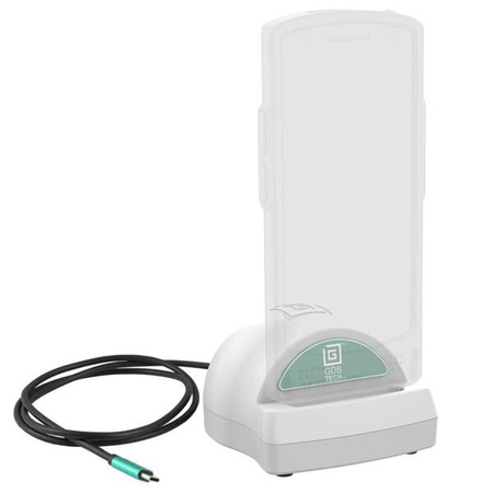 GDS® Desktop Dock с доставкой питания - небольшие планшеты и телефоны - серый