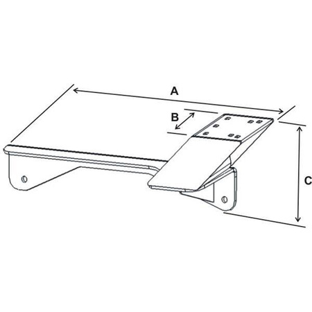 Автомобильная база RAM® No-Drill™ для Dodge Charger 06-10 (не для полиции) + многое другое