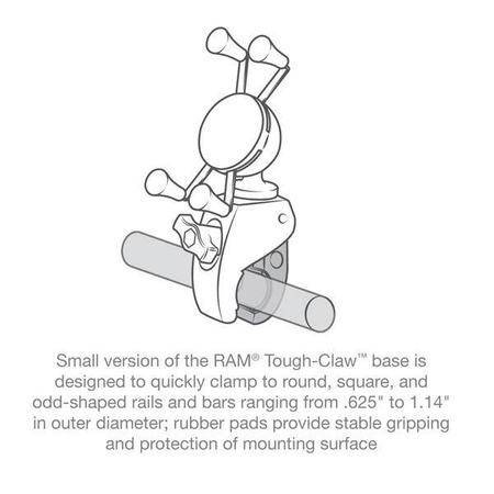 Крепление для телефона RAM® X-Grip® с RAM® Snap-Link™ Tough-Claw™