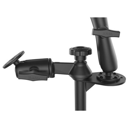 RAM® Tele-Pole™ с опорами 8 и 9 дюймов и двойным шаровым креплением VESA 75x75 мм