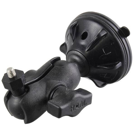 Низкопрофильное крепление на присоске RAM® Twist-Lock™ с адаптером для камеры 1/4"-20
