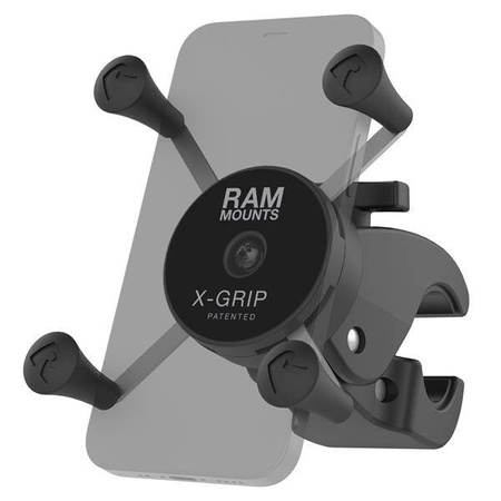 Крепление для телефона RAM® X-Grip® с низкопрофильным средним зажимом Tough-Claw™