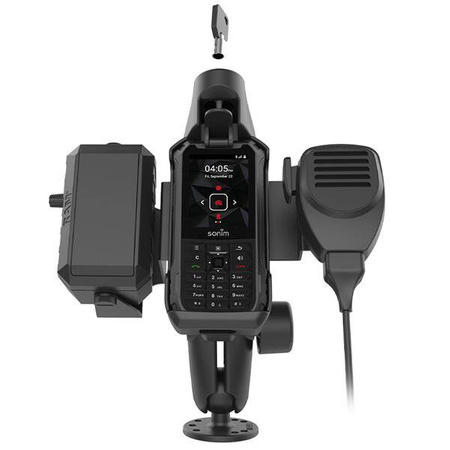 Двойное шаровое крепление RAM® для Sonim XP5 с динамиком и комплектом проводов