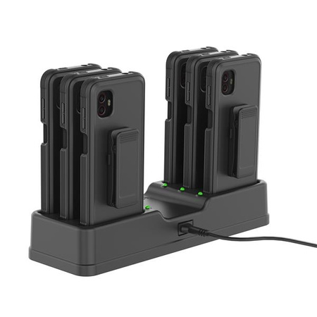 6-портовая зарядная док-станция RAM® для Samsung XCover6 Pro с OEM или RAM® Skin™