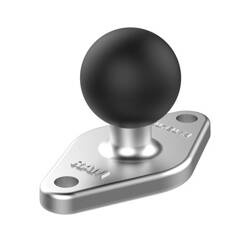 Хромированная шариковая основа RAM® с ромбовидным шариком