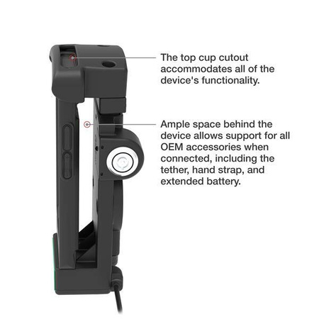 Док-станция с электроприводом и блокировкой GDS® + USB-A для Zebra EC50/55