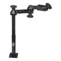 RAM® Tele-Pole™ с шестами 12 и 9 дюймов, двойными поворотными рычагами и круглой пластиной
