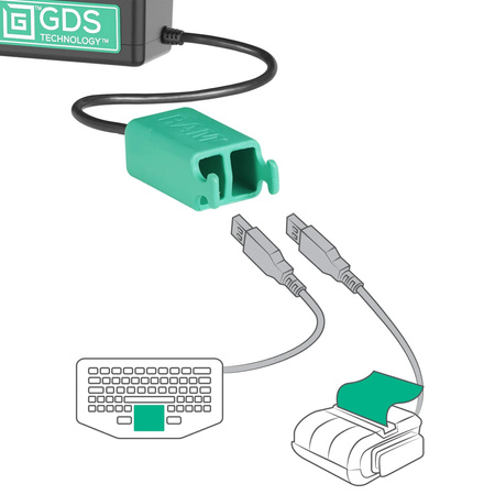 Док-станция с фиксацией GDS® Tough-Dock™ + двойной USB-A для iPad Pro 12.9, Pro 13 и Air 13