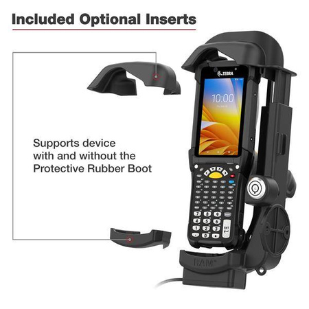 Док-станция с электроприводом RAM® для Zebra MC9400 и MC9300