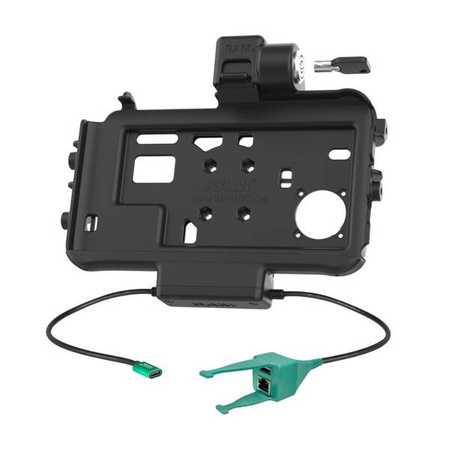 Низкопрофильная док-станция RAM® USB-C + USB-A и RJ45 для Tab Active5 и 3