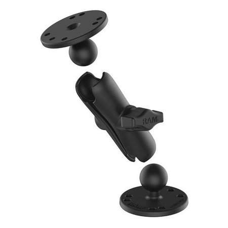 Универсальное двойное шаровое крепление RAM® с двумя круглыми пластинами — размер B, средний