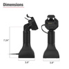 GDS® Uni-Conn™ Powered 7" Pedestal Dock с PoE