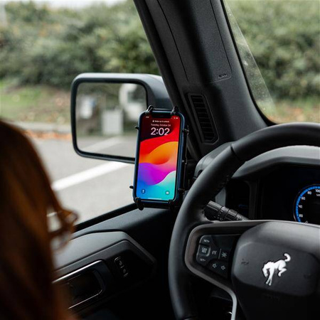 Крепление для телефона RAM® Quick-Grip™ XL с поручнем, основание на болте M6