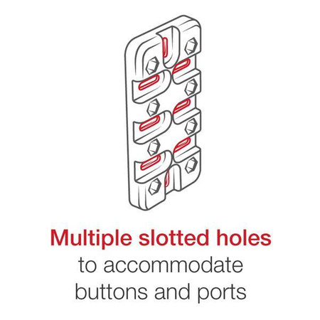 Универсальное крепление RAM® Finger-Grip™ с основанием на U-образном болте на руле