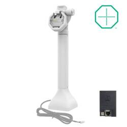 GDS® Uni-Conn™ Powered 14" Locking Pedestal Dock with PoE - серый