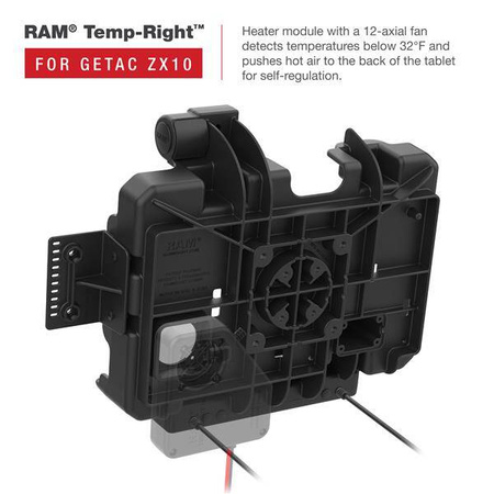 RAM® Power + док-станция для передачи данных с двумя USB-портами для Getac ZX10