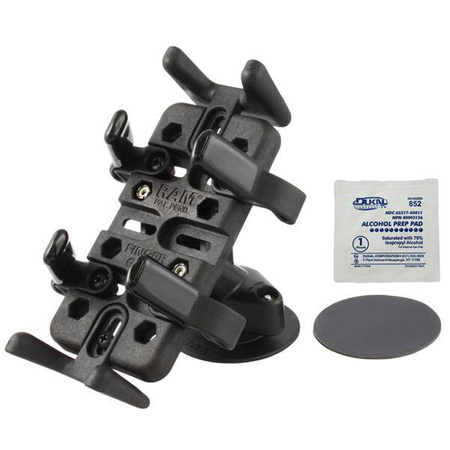 Держатель для GPS и радио RAM® Finger-Grip™ с гибким клейким креплением на приборной панели