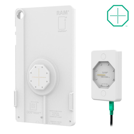 GDS® Uni-Conn™ Powered Wall Dock с USB-C - серый