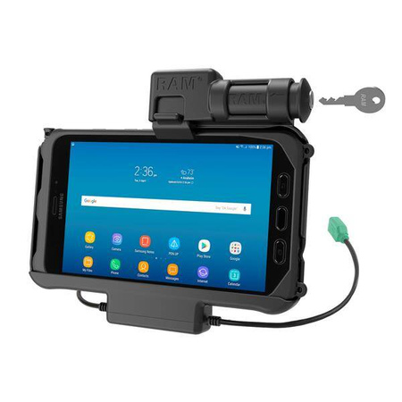 Блокировка клавиш RAM® + док-станция для данных для Samsung Tab Active5 и 3