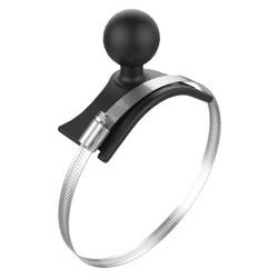 Шариковая основа RAM® с седельным ремнем для фонарей и больших столбов