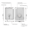 Тонкий чехол IntelliSkin® для iPad Pro 12.9 3-6 поколения (задние накладки) серый