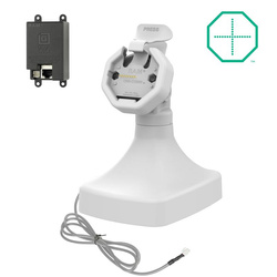 GDS® Uni-Conn™ Powered Tilt &amp; Swivel Dock with PoE - серый