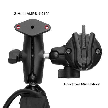 RAM® Tough-Wedge™ Комплект из временного радиоприемника и микрофона для крепления на автомобиль