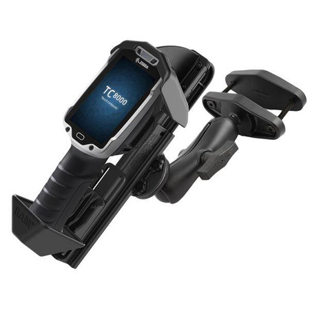 Крепление RAM® Quick-Draw™ для Zebra TC8000/8300 с зажимом для квадратной стойки 4 дюйма