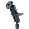 Автомобильное крепление RAM® Pod HD™ с 18-дюймовым алюминиевым стержнем и круглой пластиной