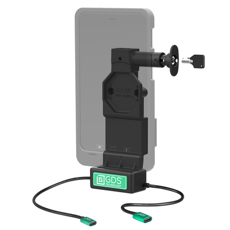 GDS® Uni-Conn™ Locking Dock + один USB-C с кнопкой разблокировки