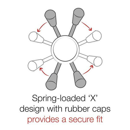 Держатель для телефона RAM® X-Grip® с композитным кронштейном с двойной розеткой
