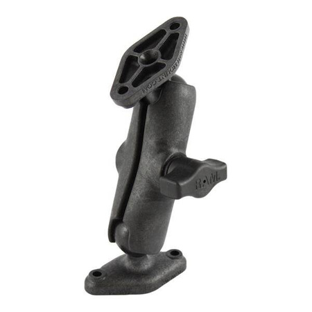 Композитное двойное шаровое крепление RAM® с двумя алмазными пластинами — средний размер