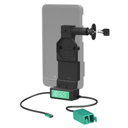 GDS® Uni-Conn™ Locking Dock + Dual USB-A с кнопкой разблокировки