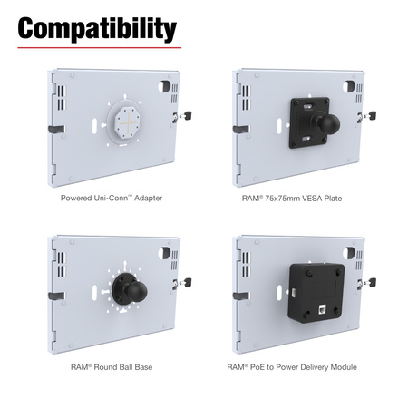 RAM® Safe-Case™ для Samsung Galaxy Tab S9 и S9 FE - серый