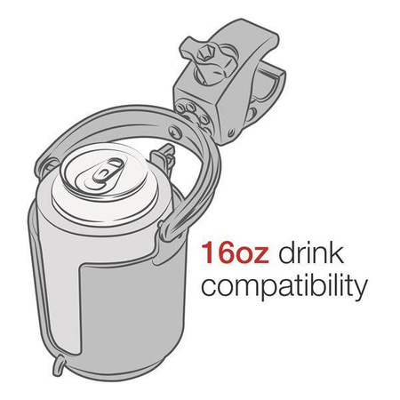 Держатель для напитков RAM® Level Cup™ на 16 унций с креплением RAM® Tough-Claw™